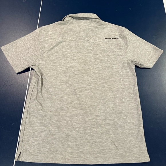 Under Armour Polo Shirts One is Heather Grey & One is Orange - Picture 11 of 13
